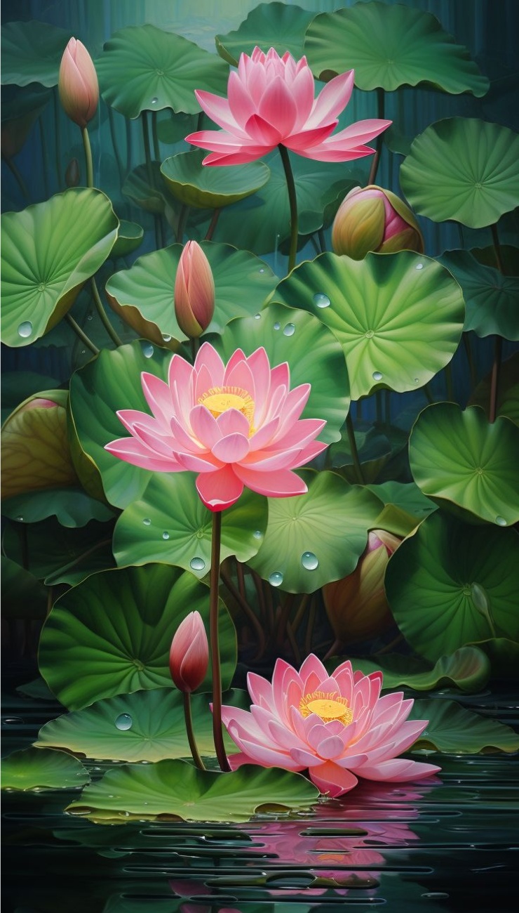 Ảnh hoa sen nghệ thuật