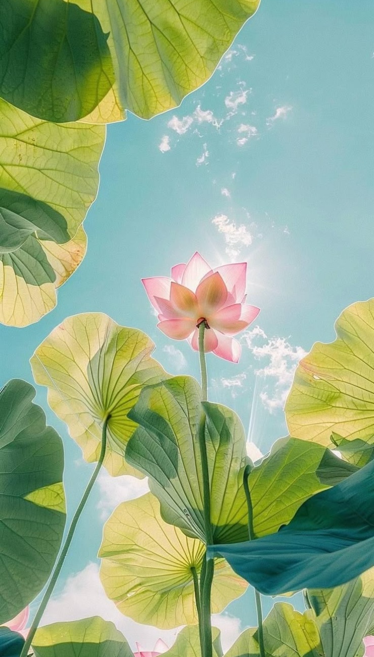 Ảnh nền hoa sen 3D