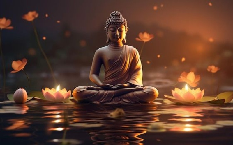Ảnh Phật làm nền cho máy tính