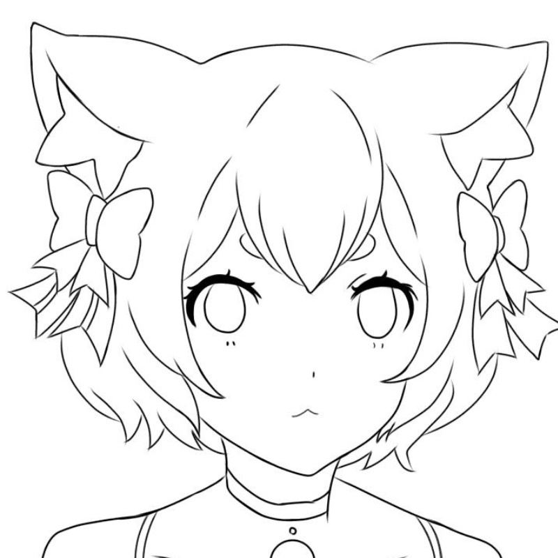 Tranh tô màu anime