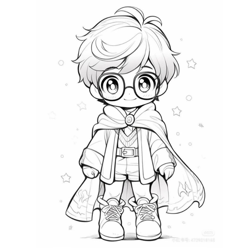 Tranh vẽ anime đáng yêu
