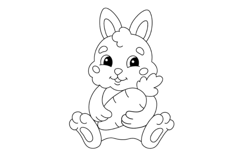 Tranh tô màu con vật cho bé 3 tuổi